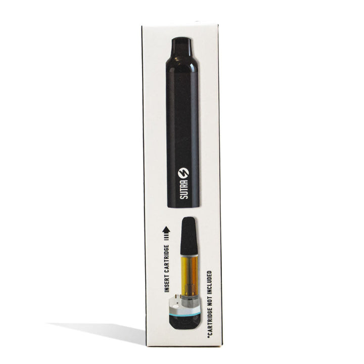 Packaging box of Sutra Vape SILO Auto Draw Vape Pen in black