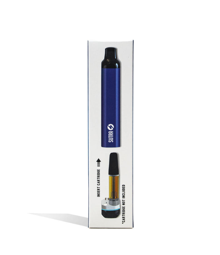 Packaging box of Sutra Vape SILO Auto Draw Vape Pen in blue