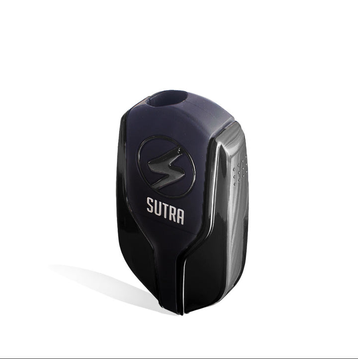 Sutra Vape Squeeze Cartridge Vaporizer in black – above view
