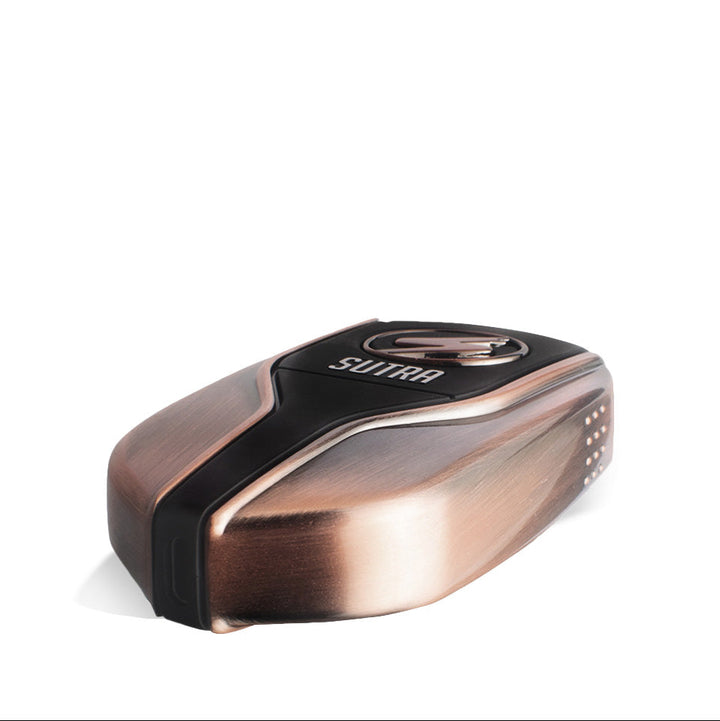 Sutra Vape Squeeze Cartridge Vaporizer in bronze – bottom view