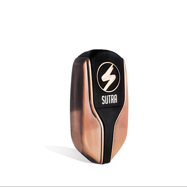Sutra Vape Squeeze Cartridge Vaporizer in bronze – side view