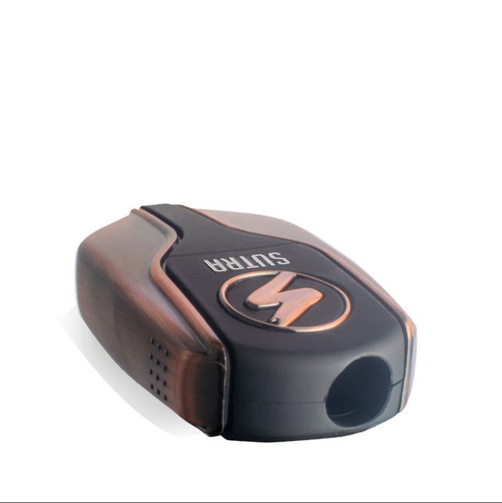 Sutra Vape Squeeze Cartridge Vaporizer in bronze – top view