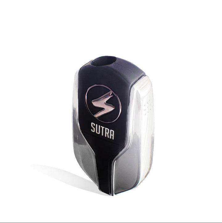 Sutra Vape Squeeze Cartridge Vaporizer in silver – above view
