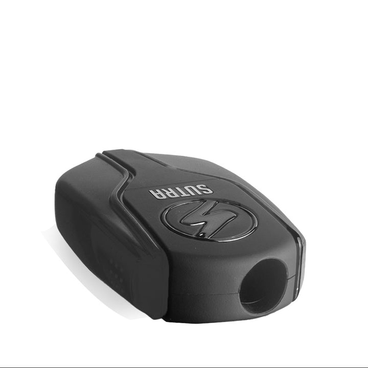 Sutra Vape Squeeze Cartridge Vaporizer in black – top view