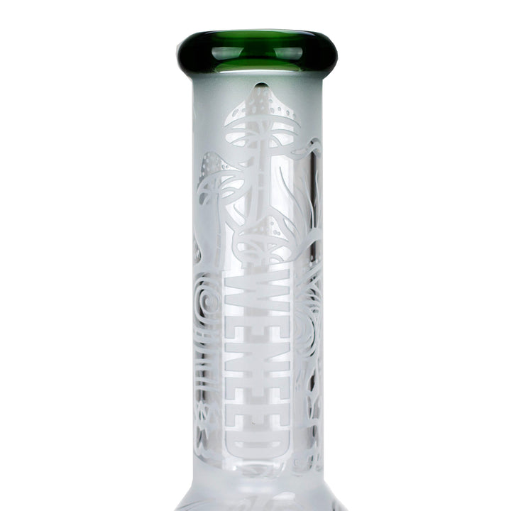 Close-up of the mouthpiece on the Tall Mushroom Forest Bong