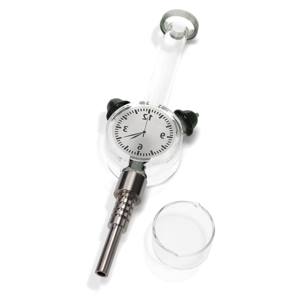 Time Keeper Clock Dabbing Nectar Collector Kit Gray