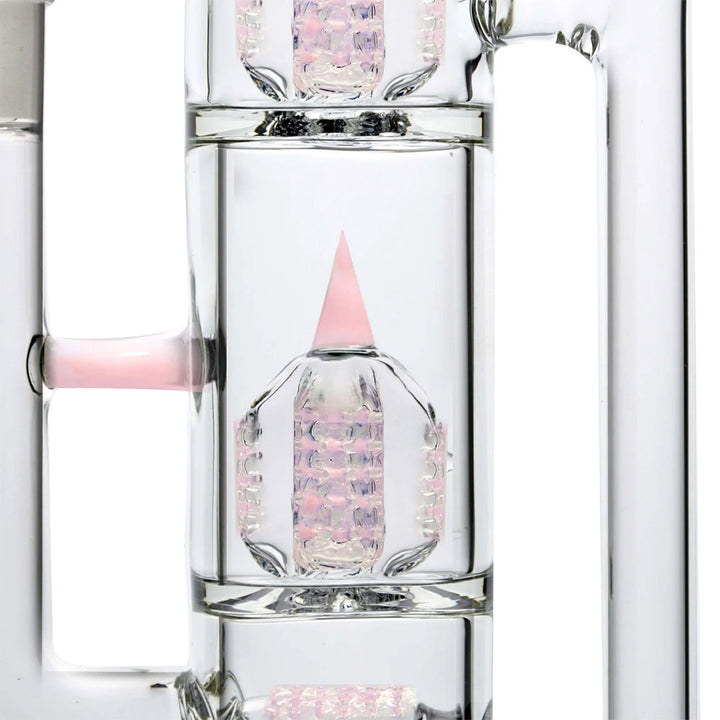 Treecycler Bong with percolator close-up