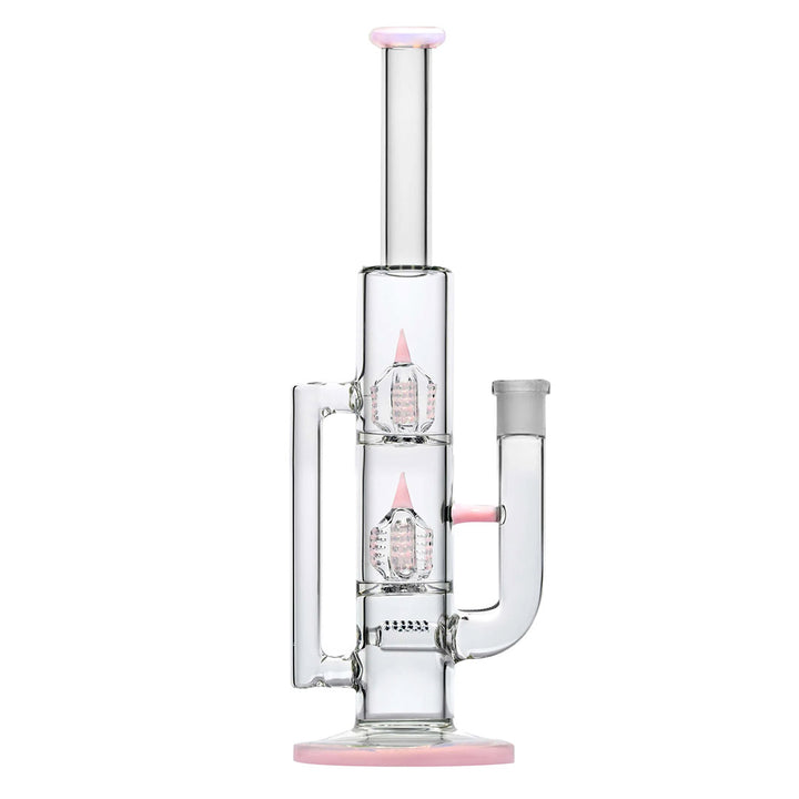 Treecycler Bong in milky pink color