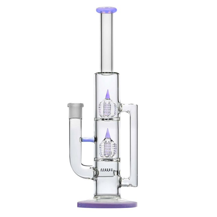 16" Treecycler Bong in milky purple glass