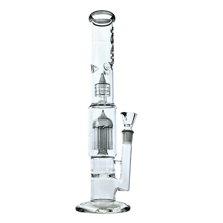 Tri-Storm 16 inch Triple Perc Bong in smoke