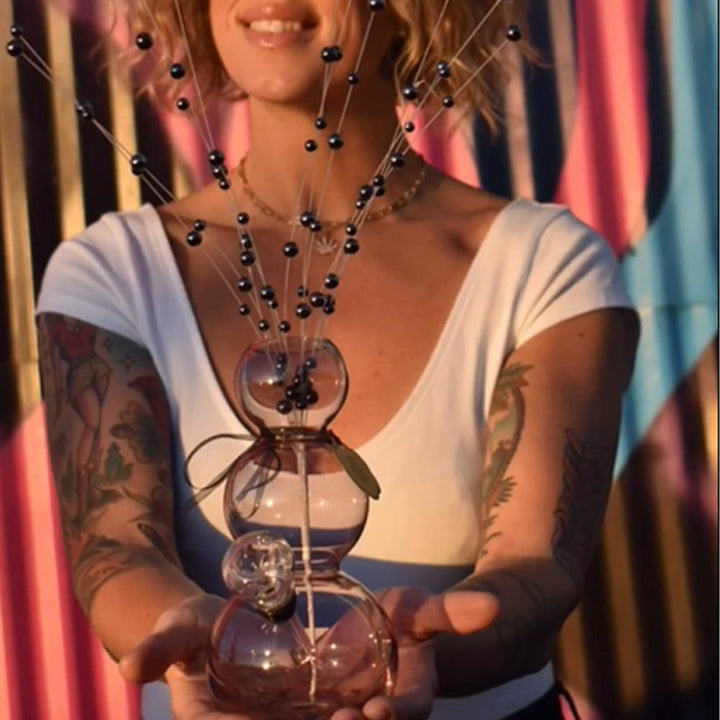 Triple Bubble Vase Bong