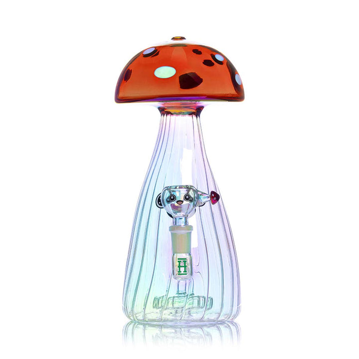 Front view of Trippy Mushroom XL Bong