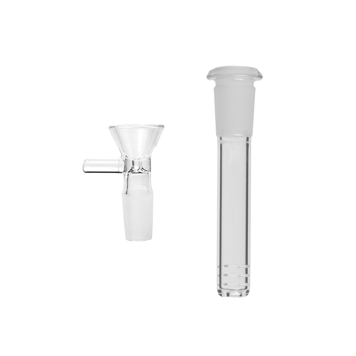 Iridescent Beaker Water Bong with downstem and bowl