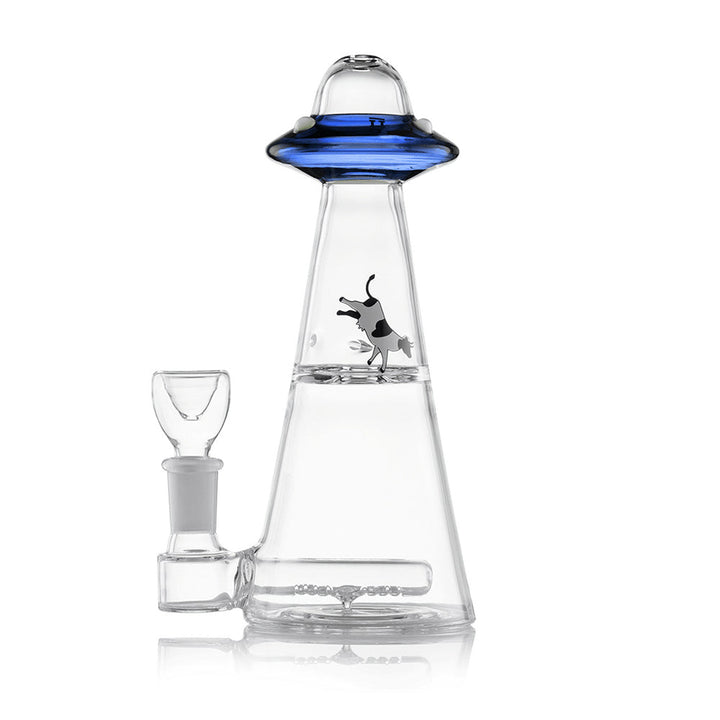 UFO Vortex Bong in Blue