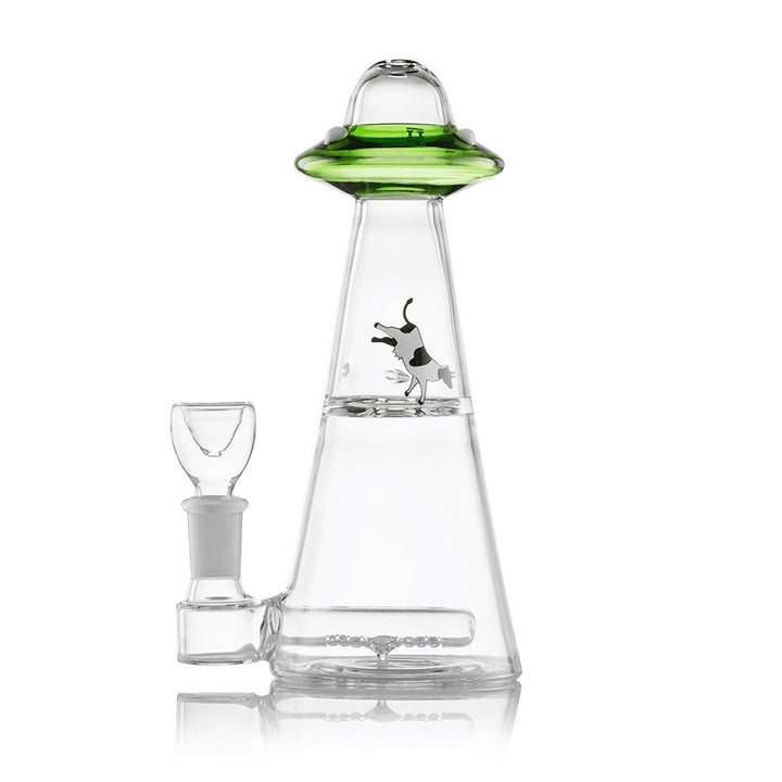 UFO Vortex Bong in green