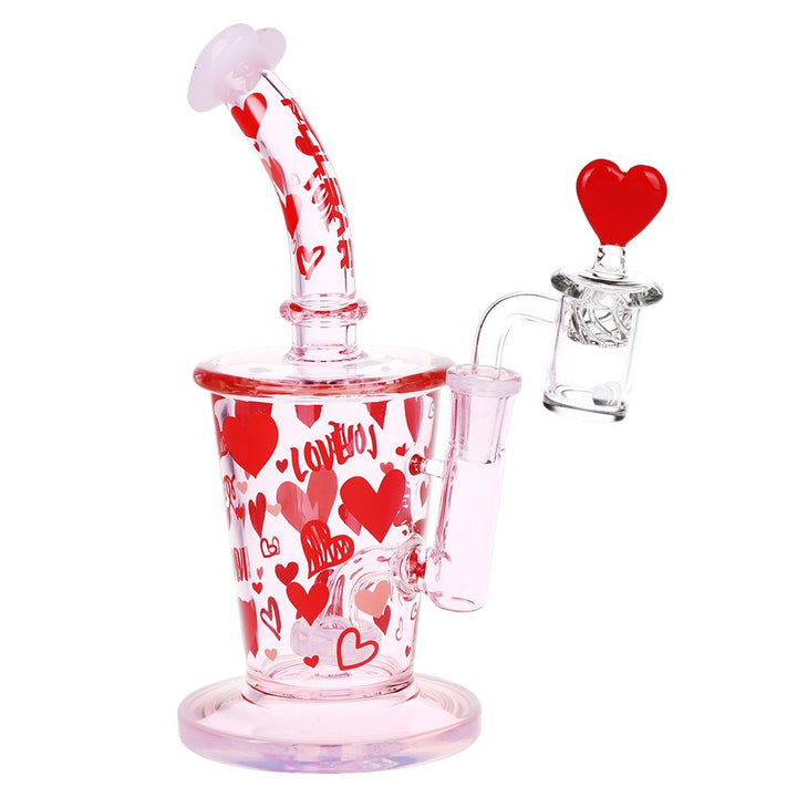 Pulsar Valentine's Day Love Heart Dab Rig Set