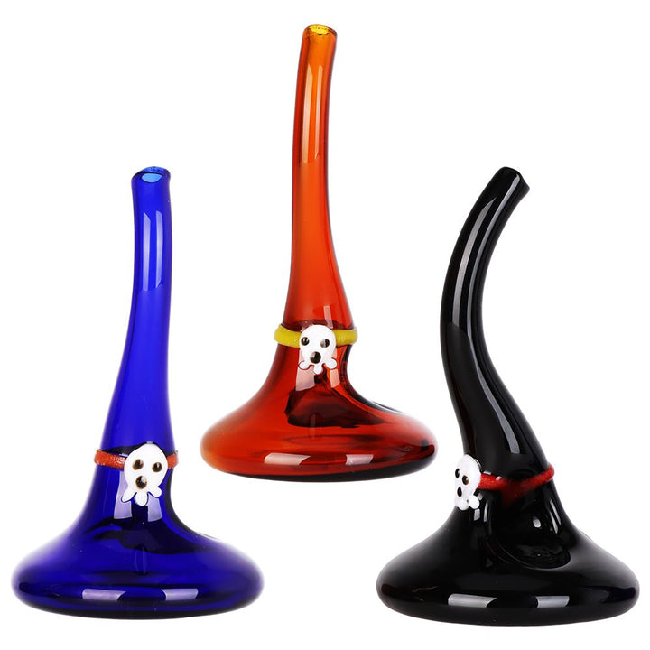 Witch's Hat Glass Hand Pipe in all available colors