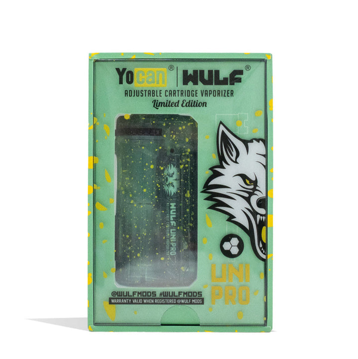 Wulf Mods Uni Pro Adjustable Cartridge Vaporizer aqua with packaging