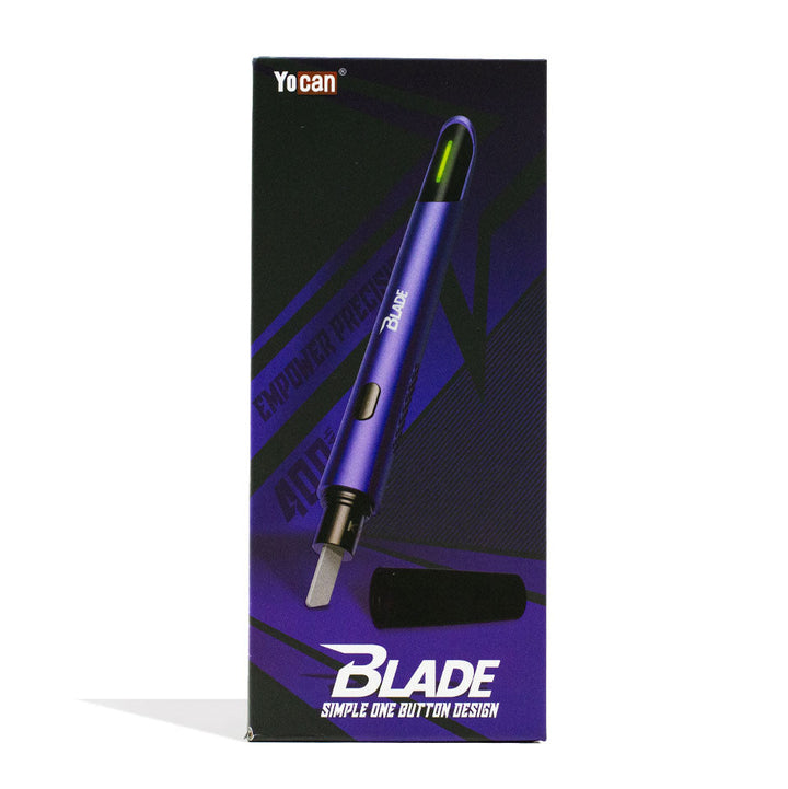 Yocan Blade Dab Hot Knife in purple with packaging