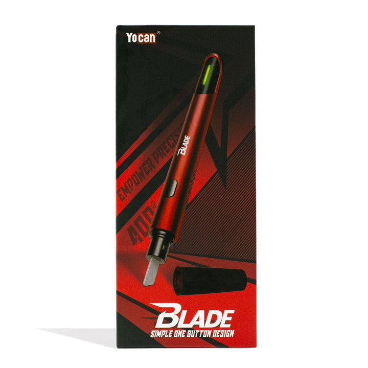 Yocan Blade Dab Hot Knife in red with packaging