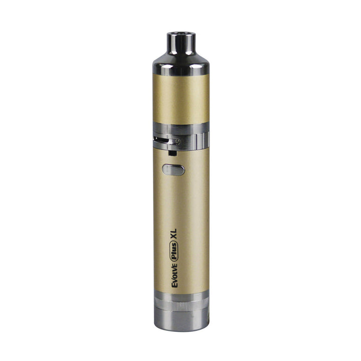 Yocan Evolve Plus XL Vaporizer in gold – elegant and portable dry herb vaporizer