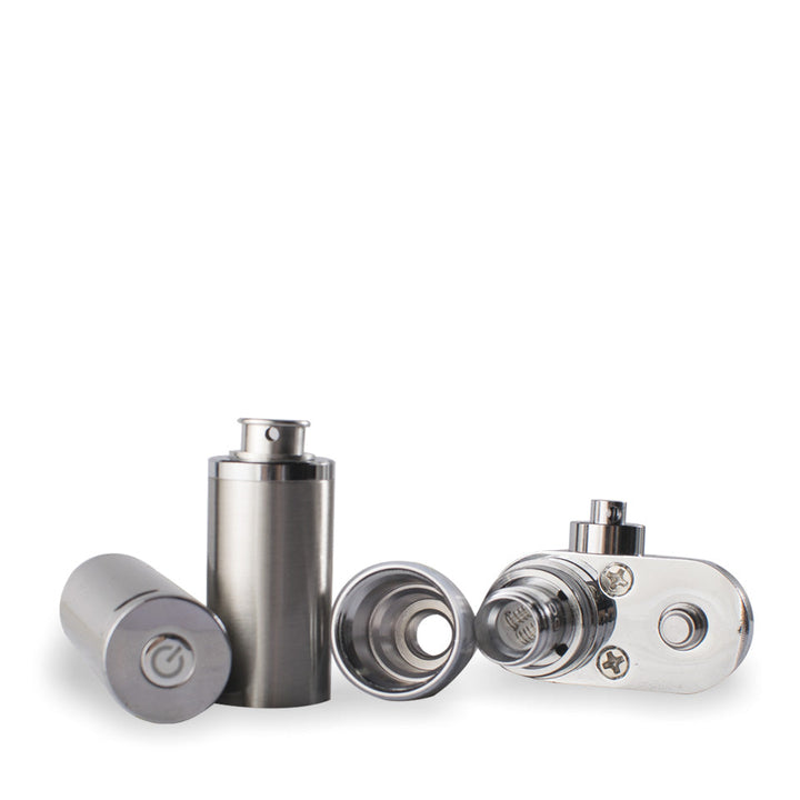 All parts of Yocan Portable Torch Enail disassembled for cleaning