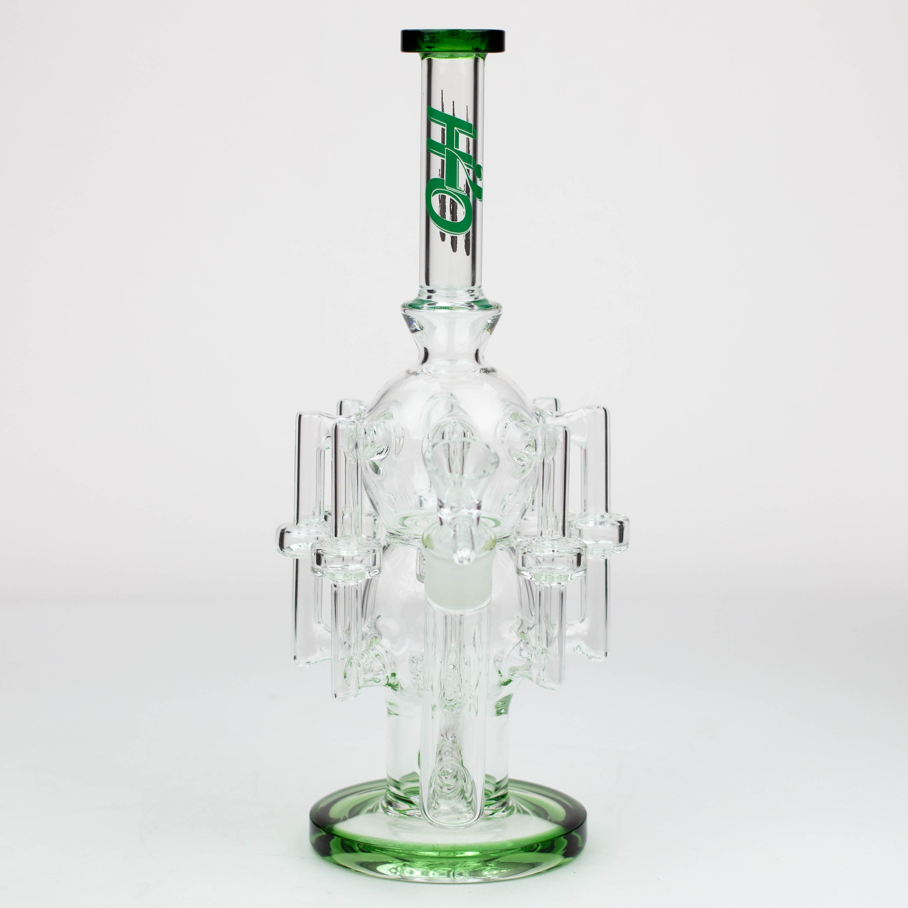 13.5" H2O Glass water recycle bong [H2O-17]_4