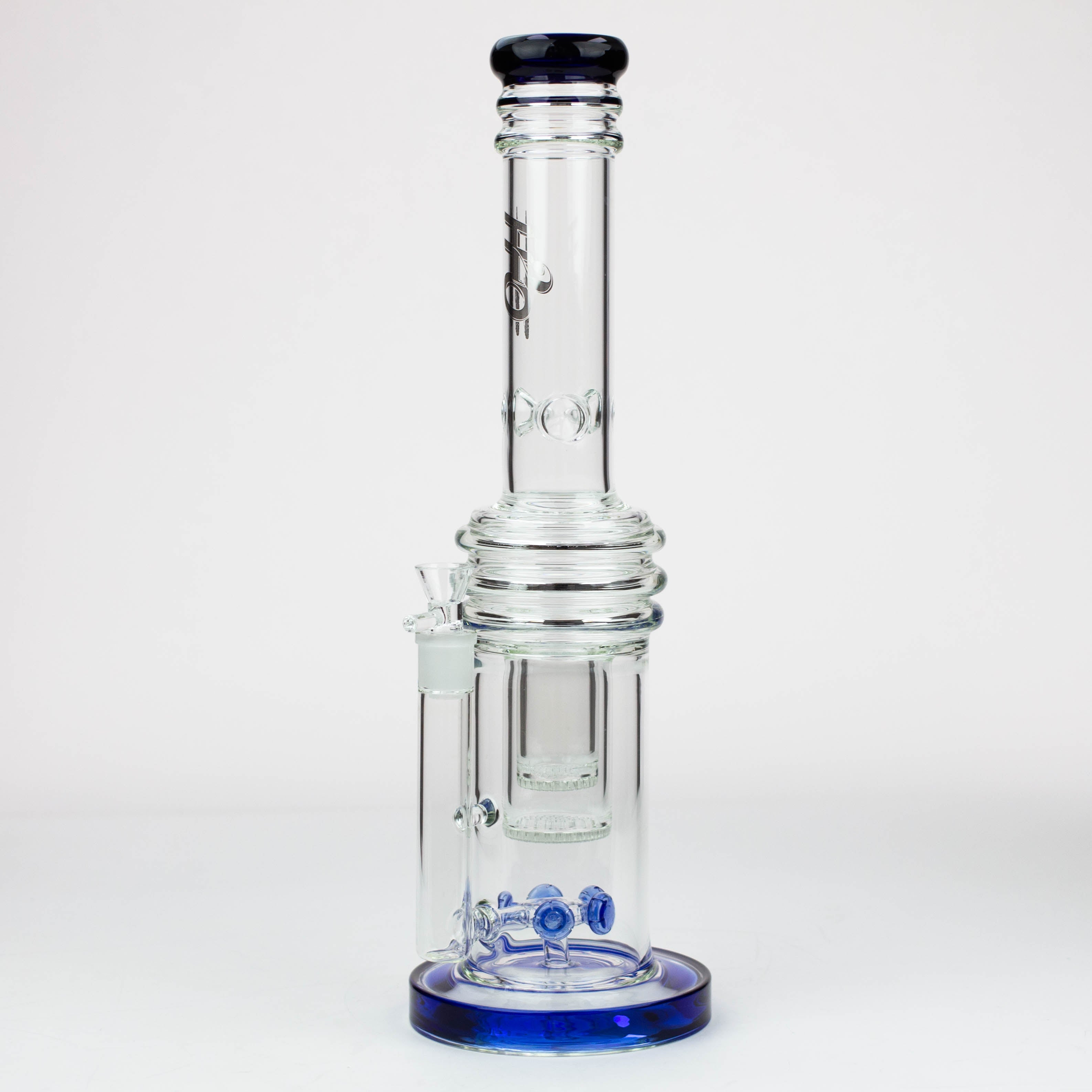 17" H2O glass water bong with double layer honeycomb [H2O-28]_7