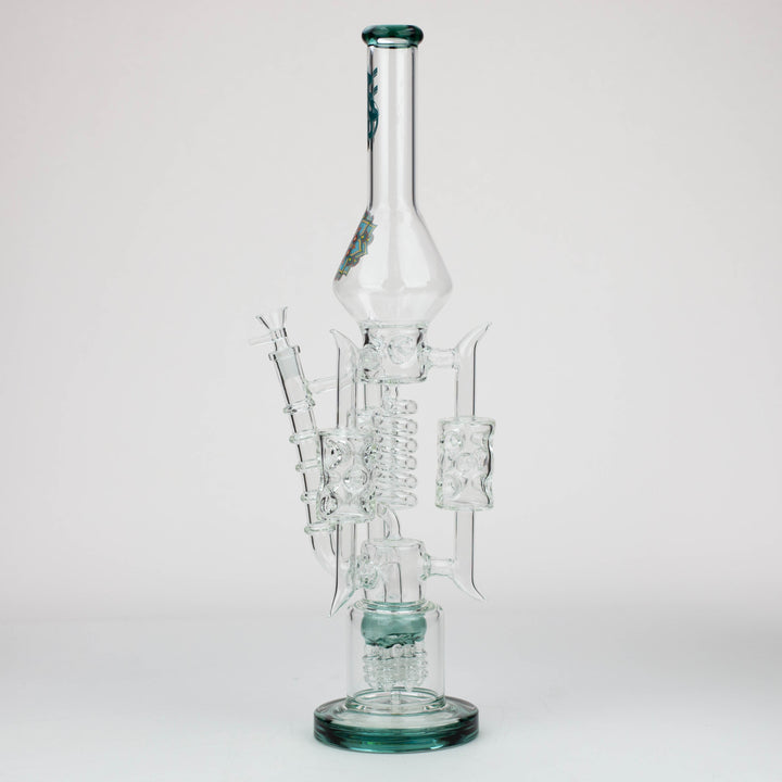 21" H2O Coil Glass Water Recycle Bong