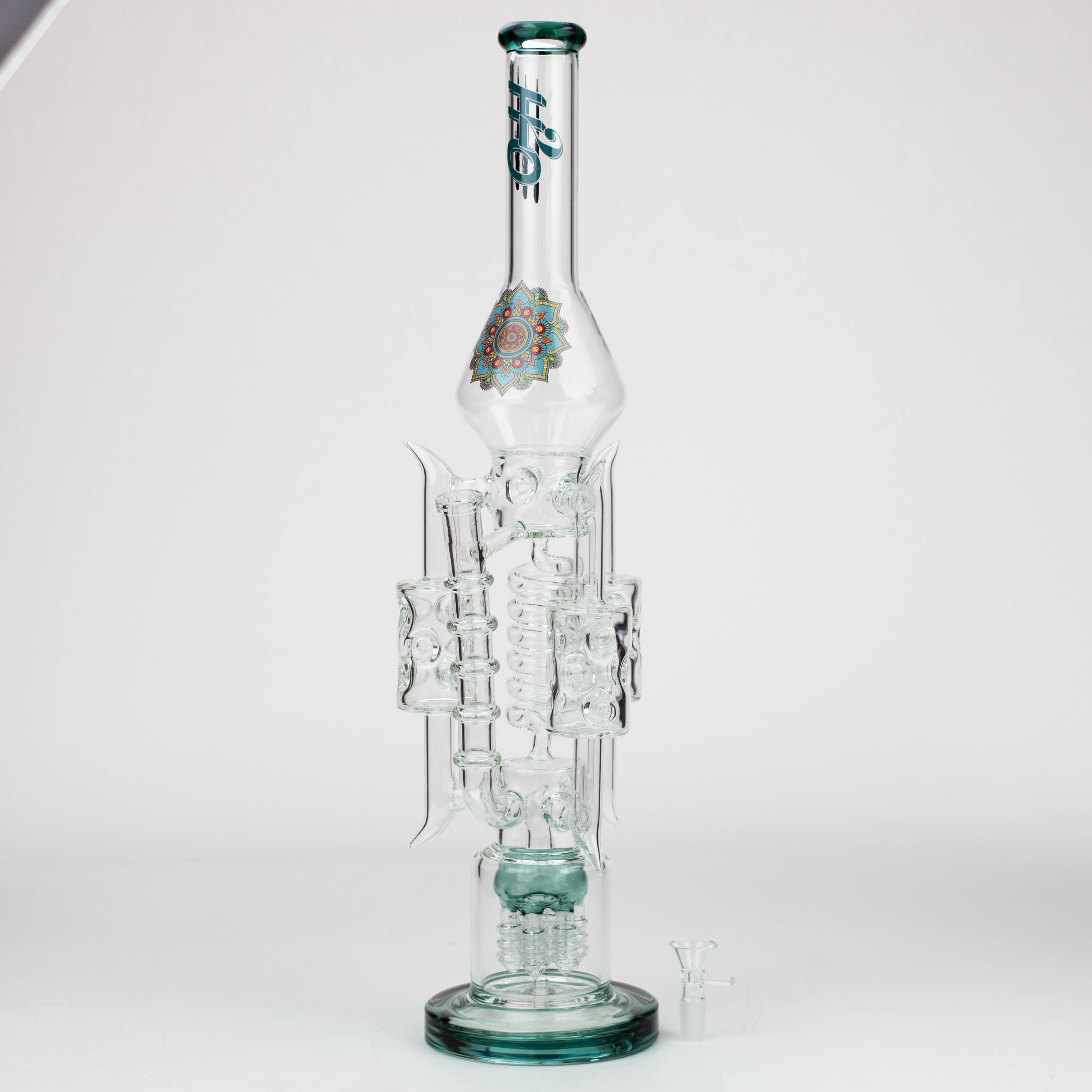 21" H2O Coil Glass water recycle bong [H2O-19]_4