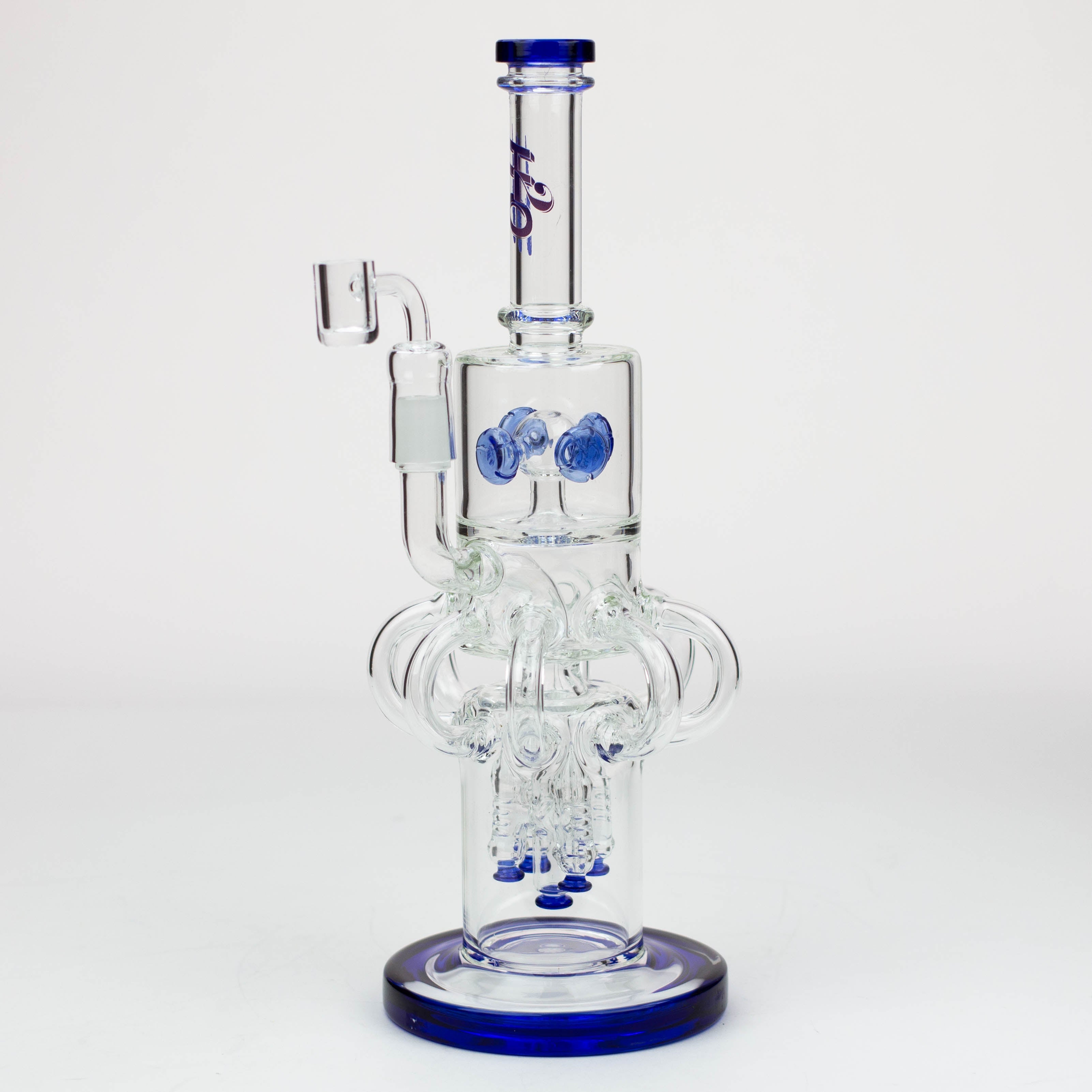 15" H2O  Glass water recycle bong [H2O-20]_5