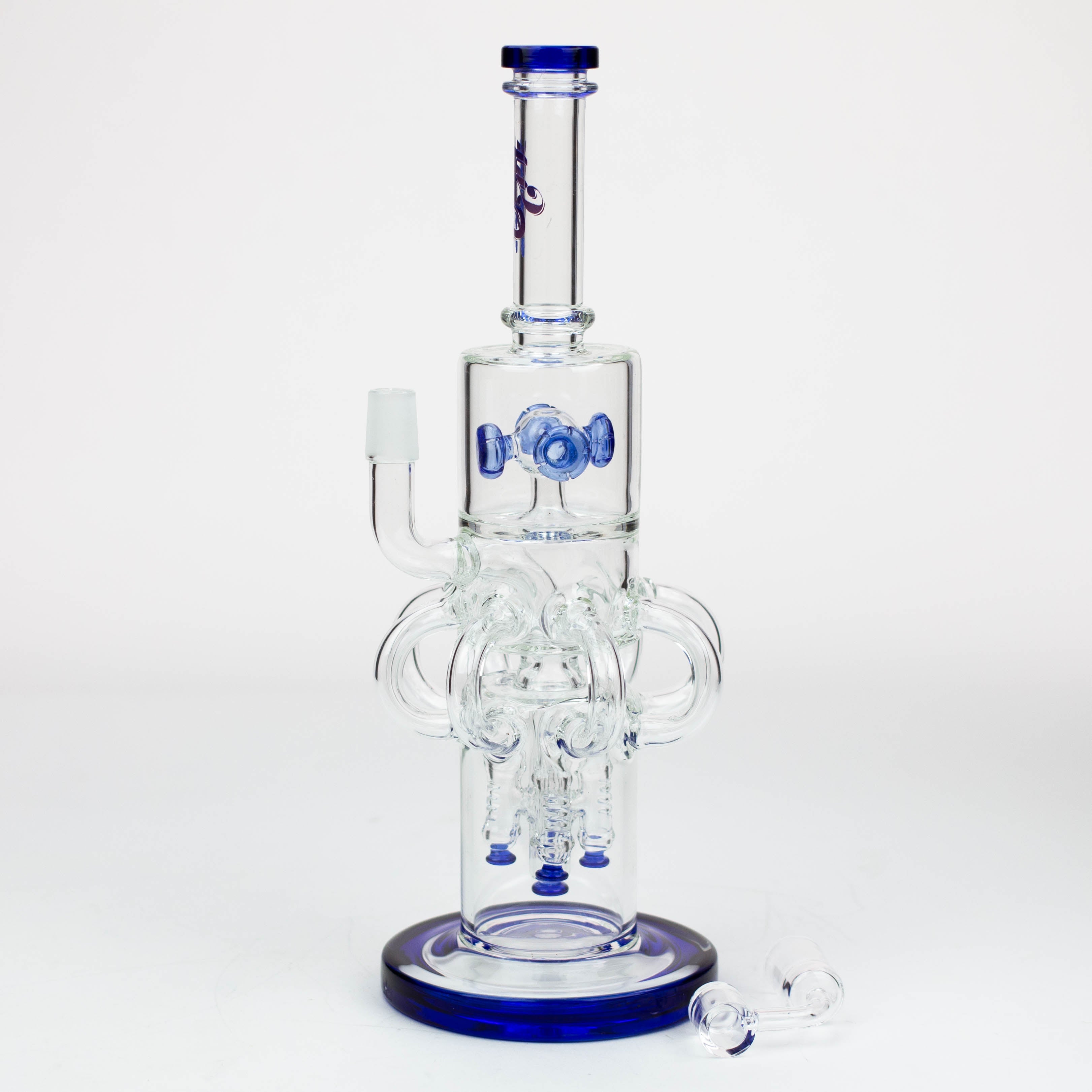15" H2O  Glass water recycle bong [H2O-20]_4