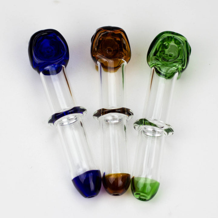 4" GLASS PIPE-SKULL