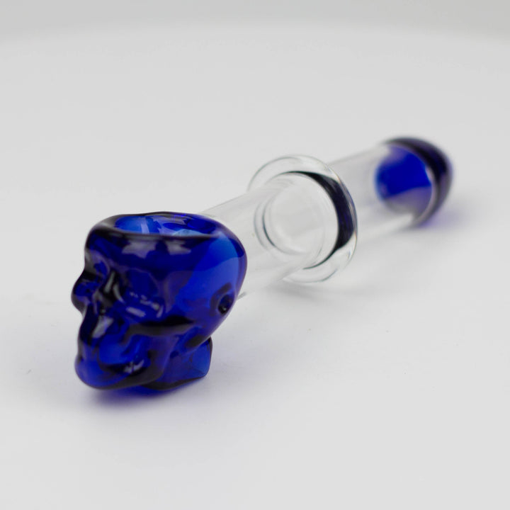 4" GLASS PIPE-SKULL