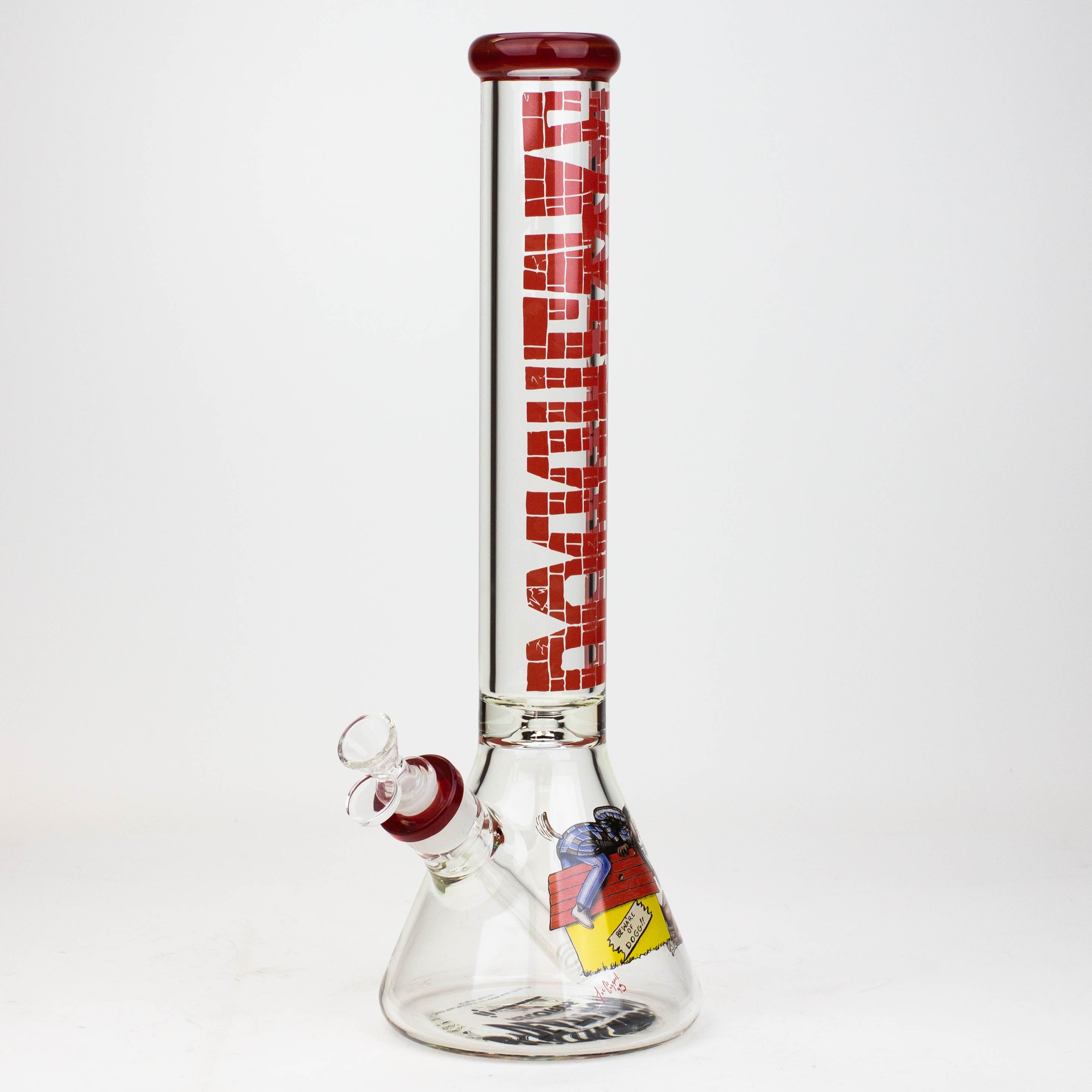DEATH ROW-15.5"  7 mm Glass water bong by Infyniti [DOGGYSTYLE]_0
