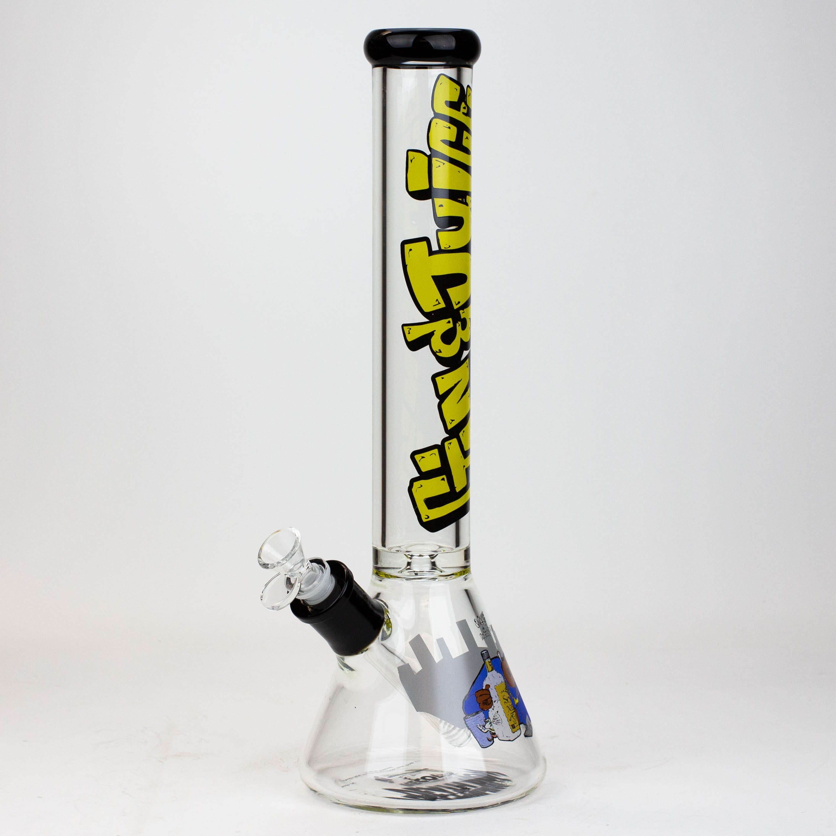 DEATH ROW-15.5"  7 mm Glass water bong by Infyniti [Gin & Juice]_0