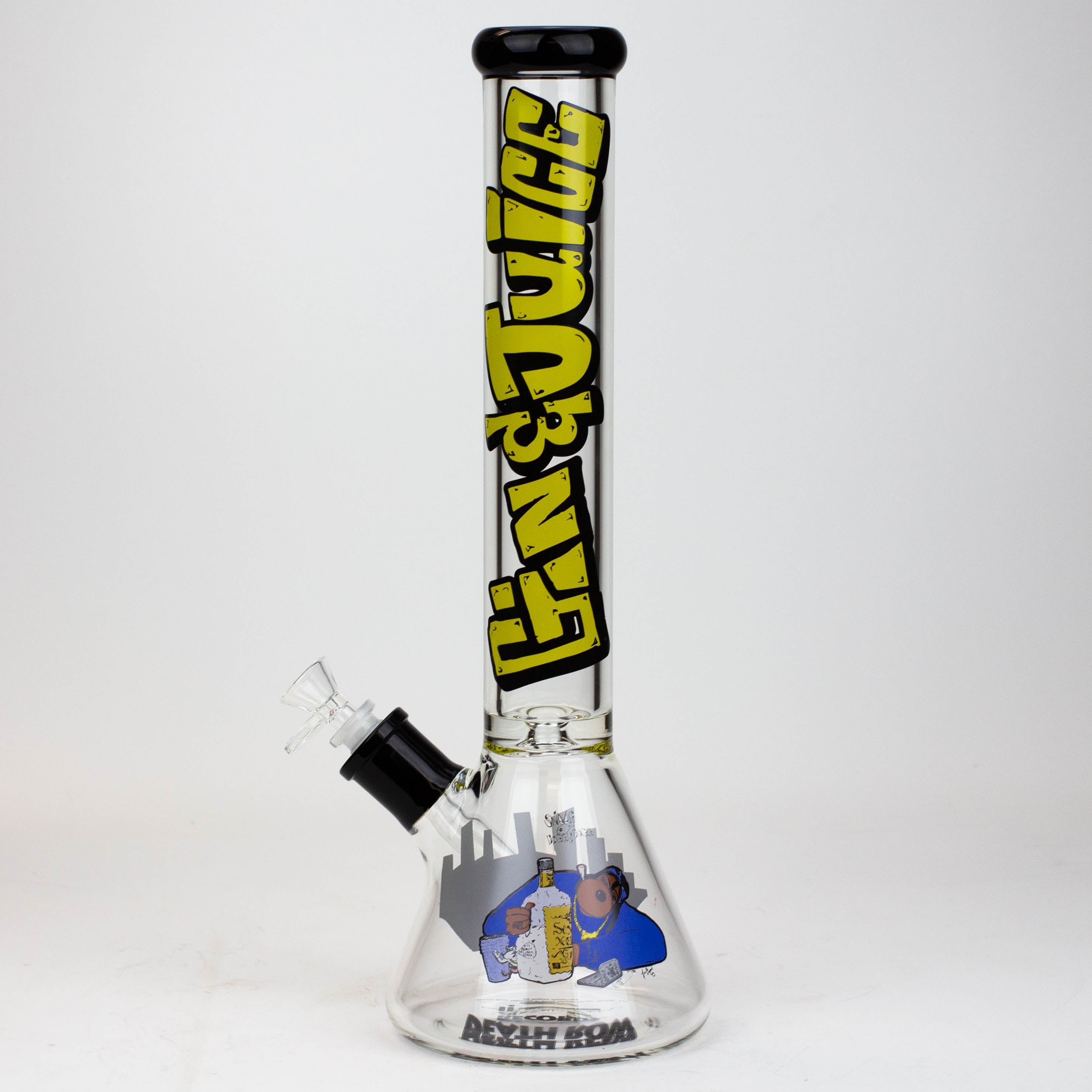 DEATH ROW-15.5"  7 mm Glass water bong by Infyniti [Gin & Juice]_3