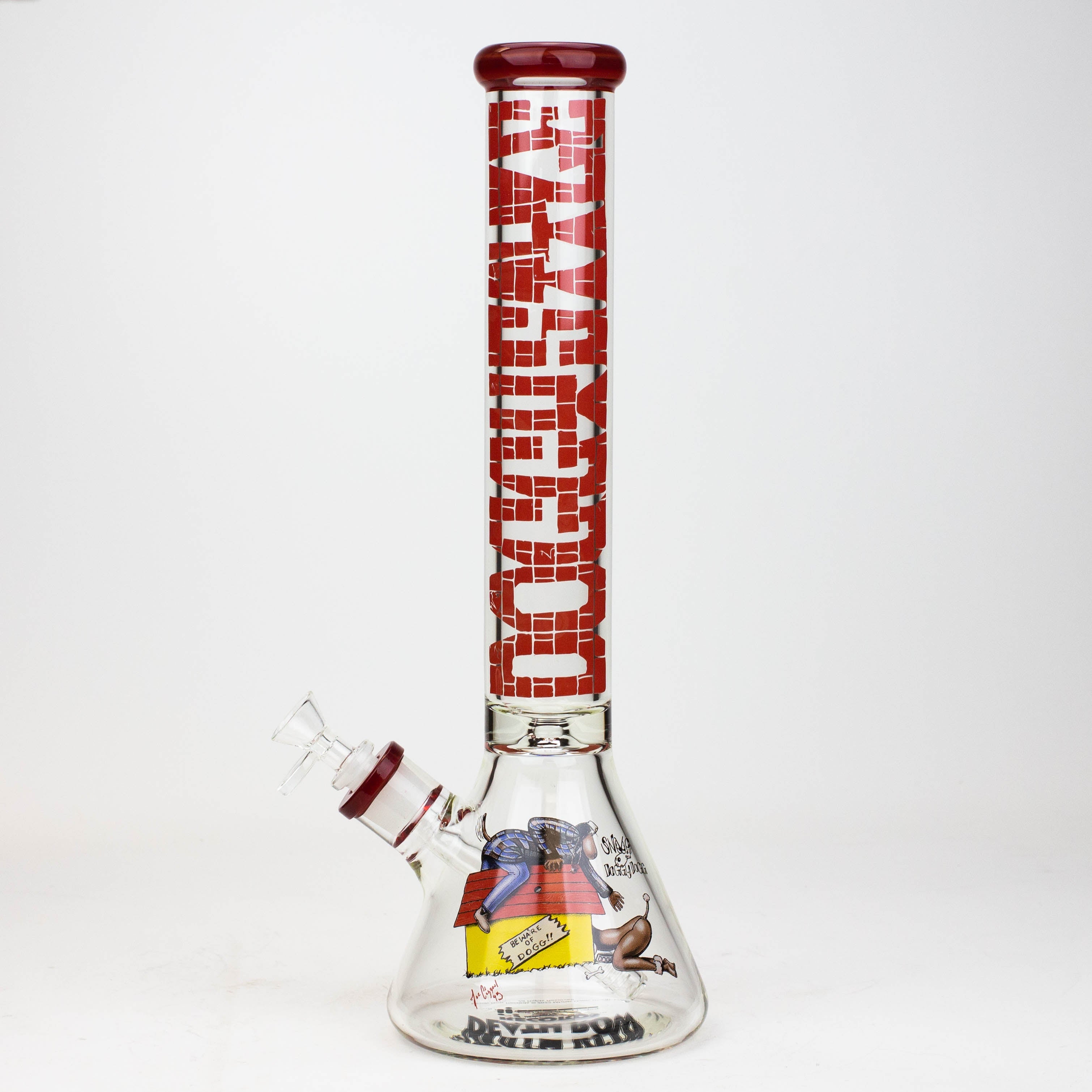 DEATH ROW-15.5"  7 mm Glass water bong by Infyniti [DOGGYSTYLE]_3