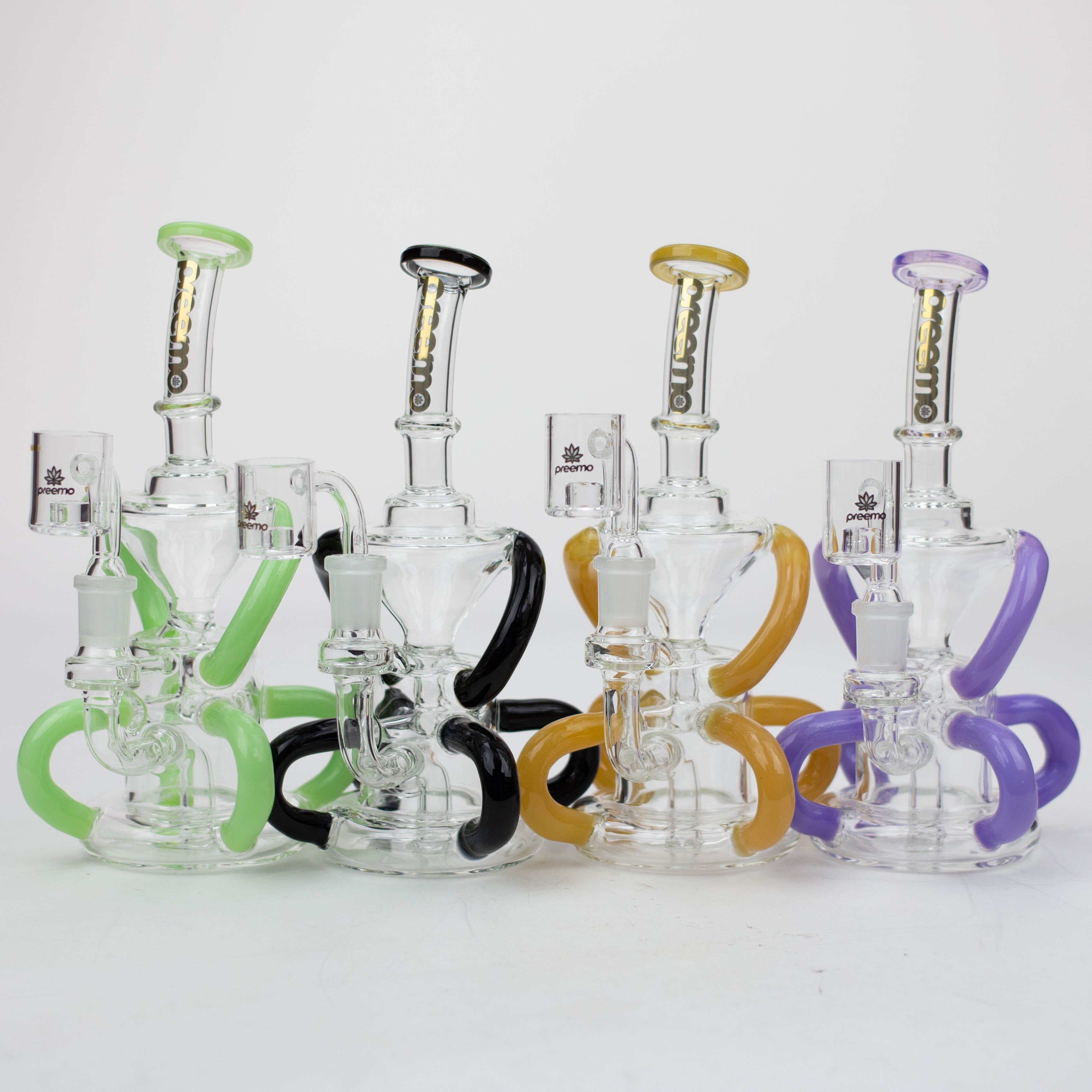 preemo - 8 inch 6-Arm Recycler Rig [P032]_0