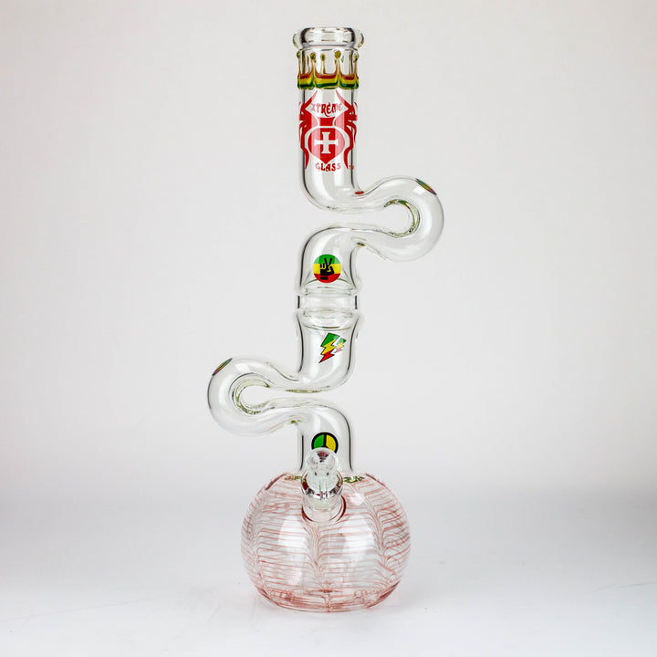 20" Xtream Kink Zong 7 mm glass water bong [XTR-Z036]_2