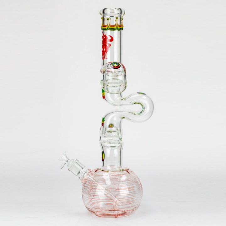 20" Xtream Kink Zong 7 mm glass water bong [XTR-Z036]_3