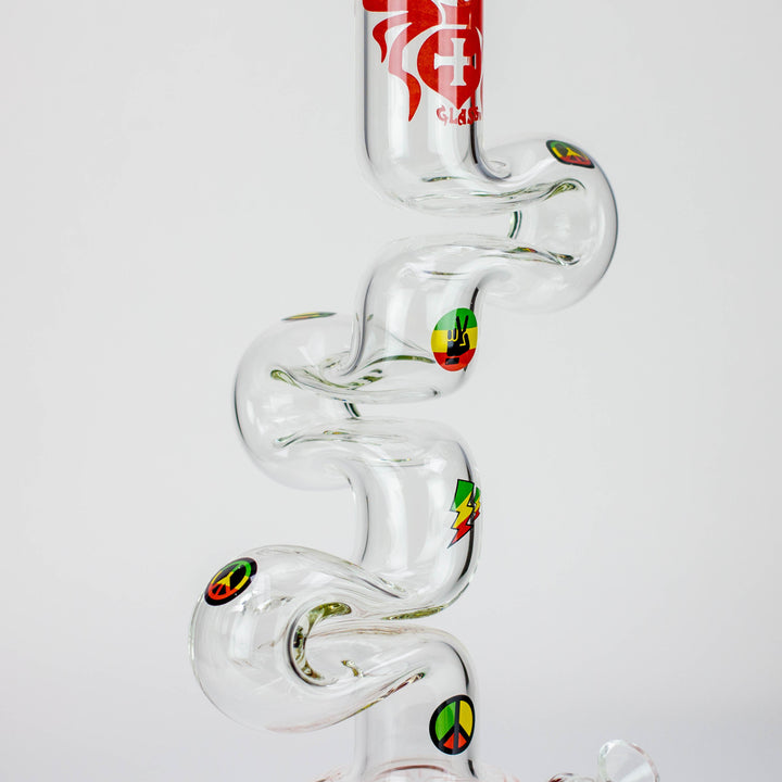 20" Xtream Kink Zong 7 mm glass water bong [XTR-Z036]_6