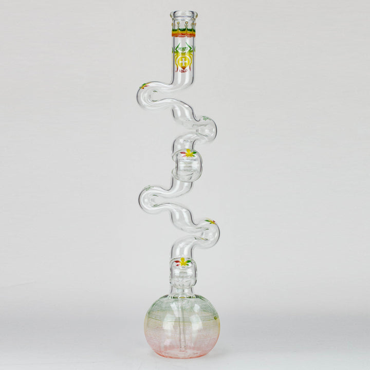 29" Xtream Kink Zong 7 mm glass water bong [XTR-Z037]_4