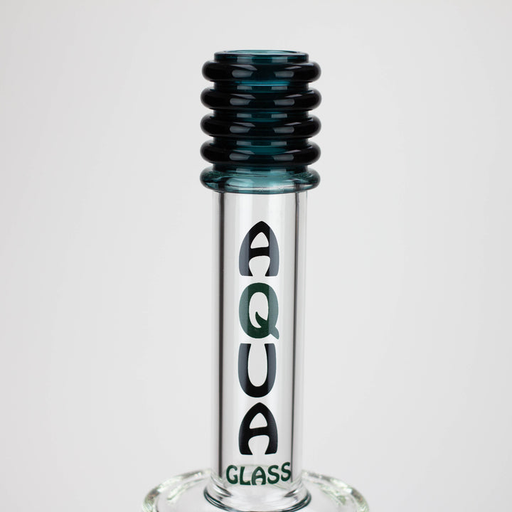 17" AQUA Glass 2-in-1 Mine Diffuser Glass Bong