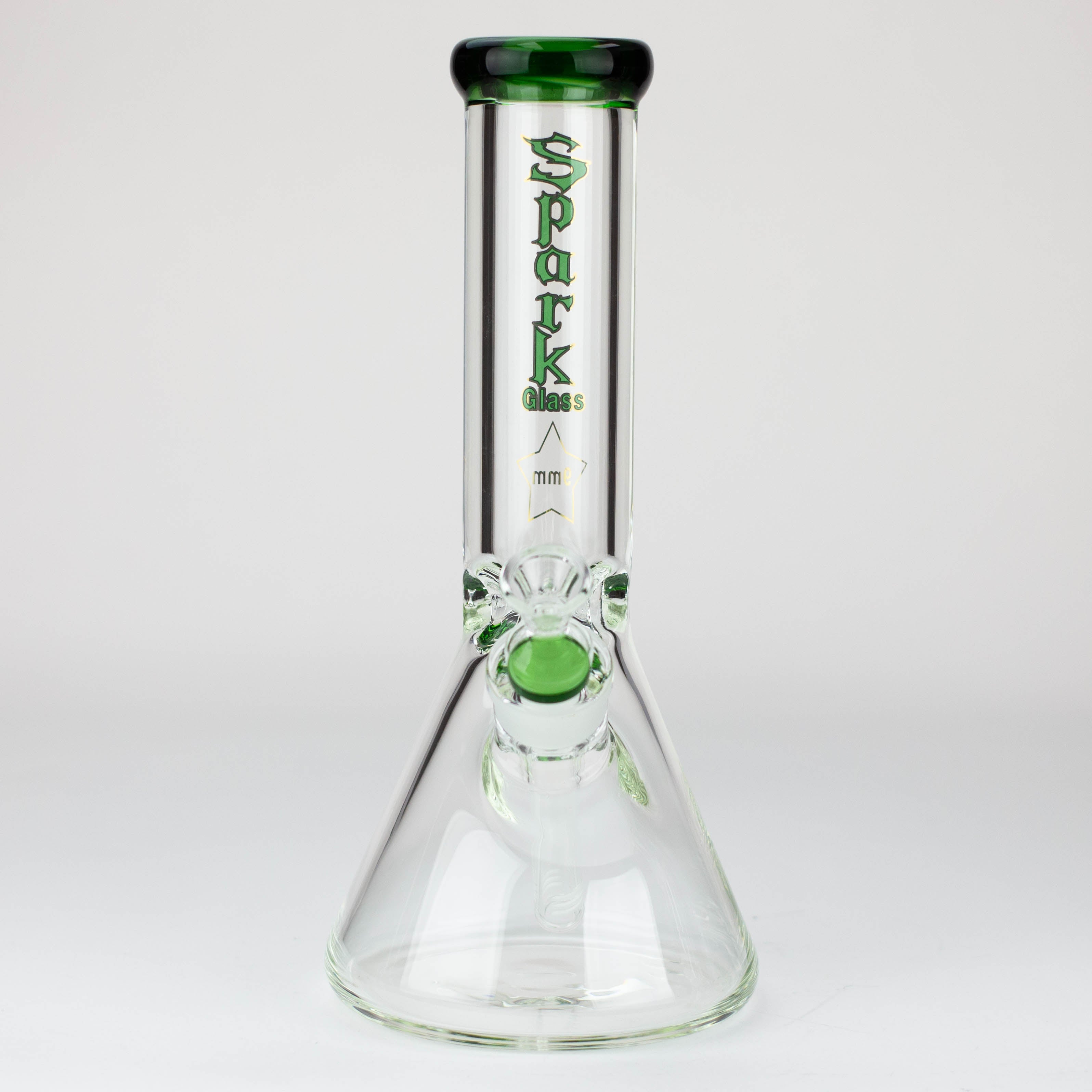 12" SPARK 9 mm glass beaker water bong [GB223]_10