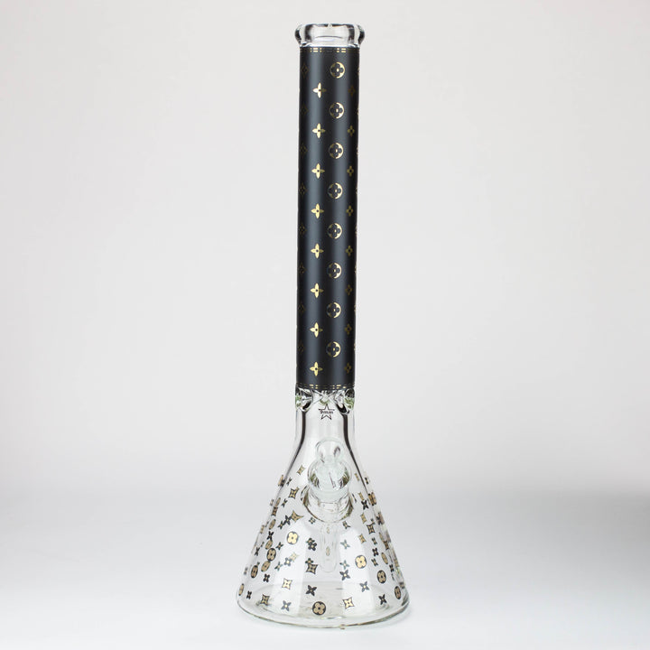 20" Luxury Patterned 9 mm glass water bong [GBT2103]