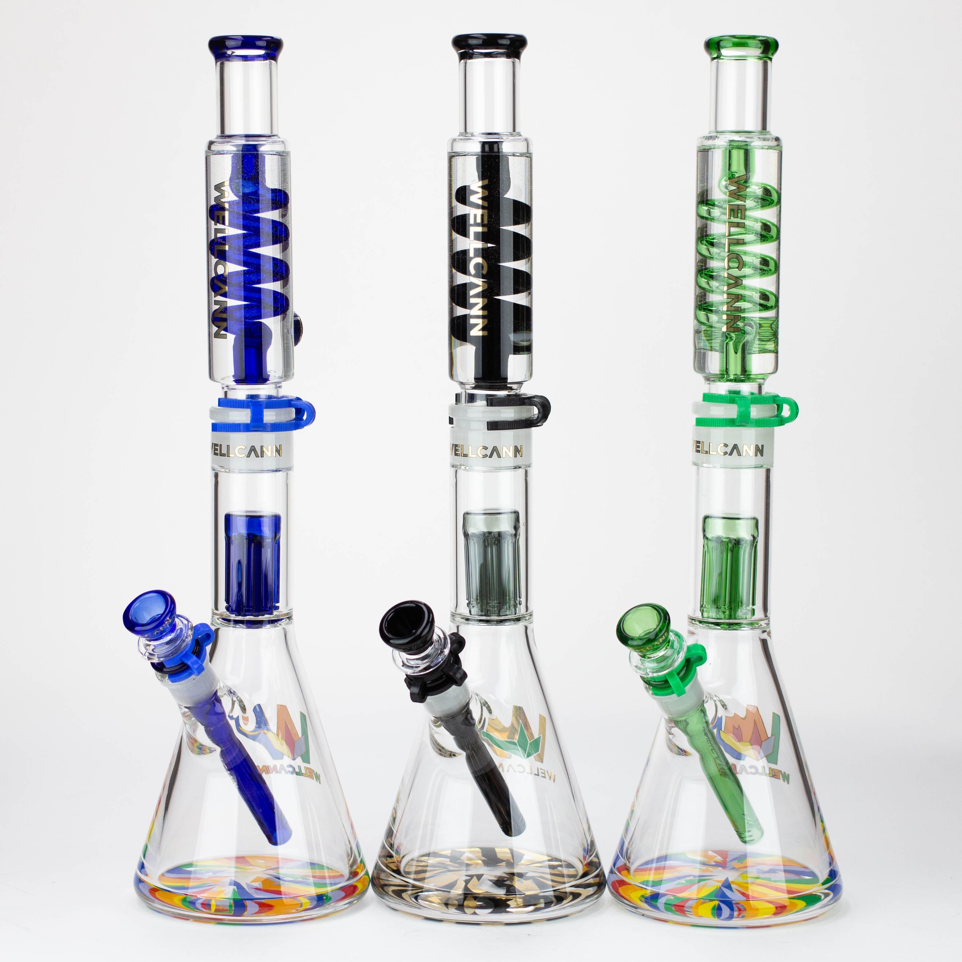 18" Glycerine Detachable Glass Bong [560]_0