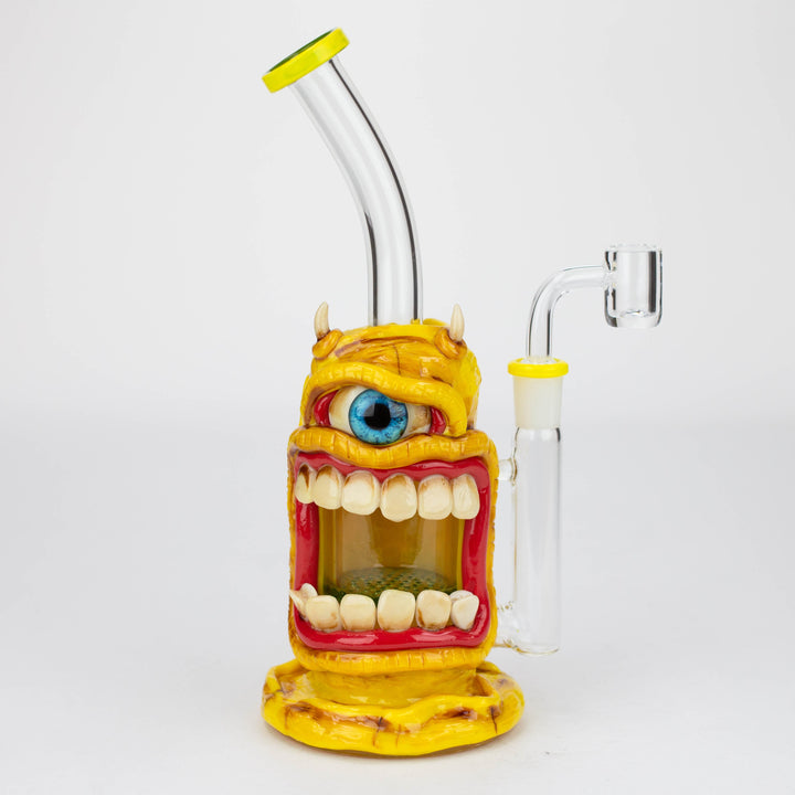 9.5" Resin 3D Glow Artwork Dab Rig