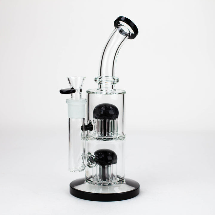 10'' Double Perc Bong