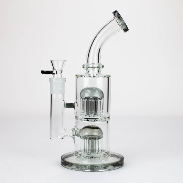 10'' Double Perc Bong